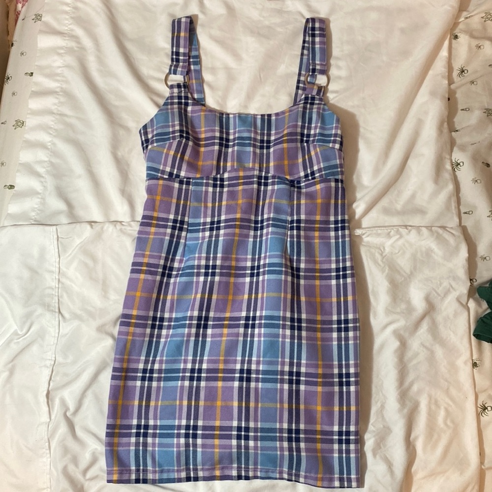 Plaid Mini Dress